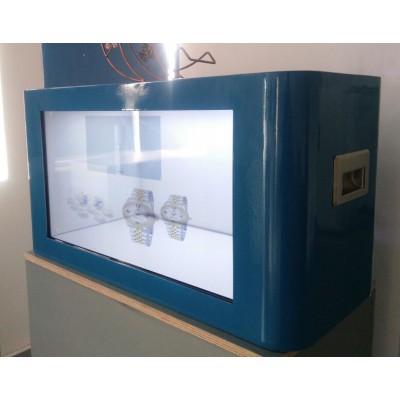 透明液晶屏展示柜，深圳透明液晶屏廠家，全息透明屏價格